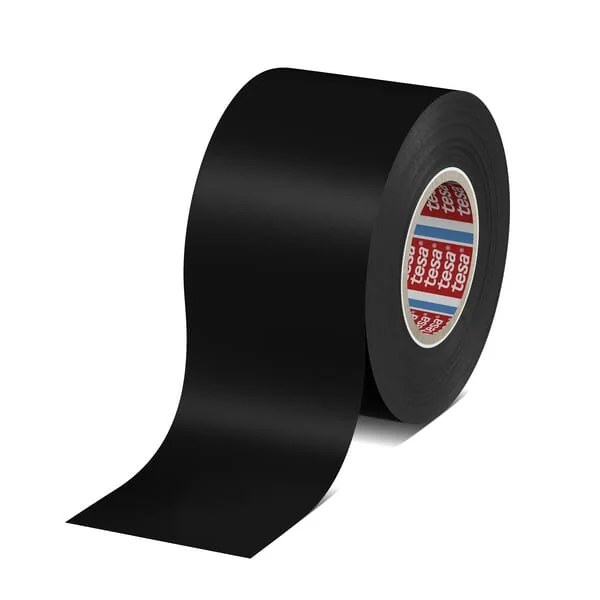 TESA - T041630000607 - Klebeband Premium Mehrzweck-Weich-PVC Schwarz 33m x 50mm TESAflex®