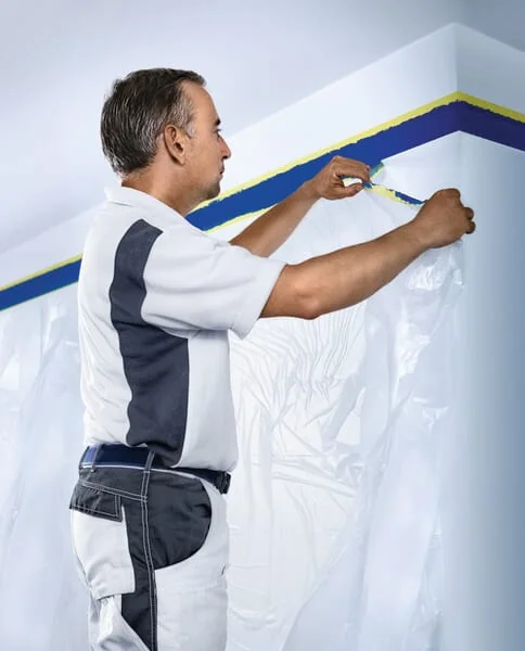 TESA - T043650000001 - Easy Cover® Universal 2-In-1 Praezisionsmaske & PE-Folie 33m x 550mm