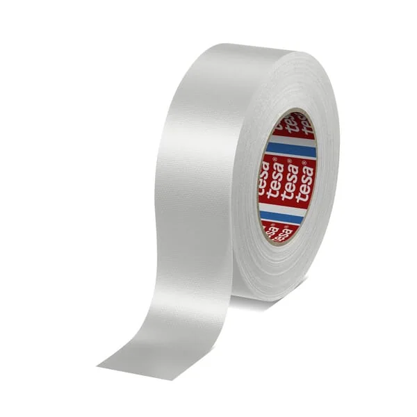 TESA - T046880000900 - Band Stoff Standard PE-Beschichtet Weiss 50m x 50mm TESAband®