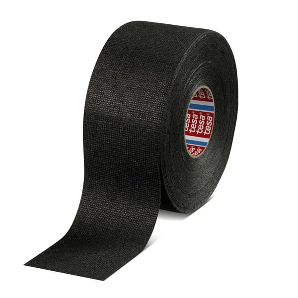 TESA - T516080002500 - Klebeband PET-Vlies Schwarz 50m x 50mm TESAband®