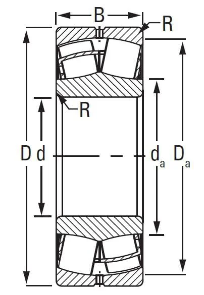 Timken - 22216KEJW33C3 - Tonnenlager