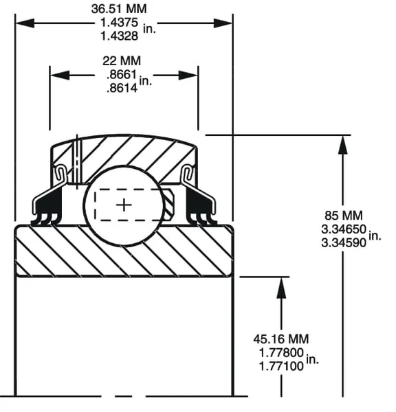 Timken - GW209PPB11 - Kugellager