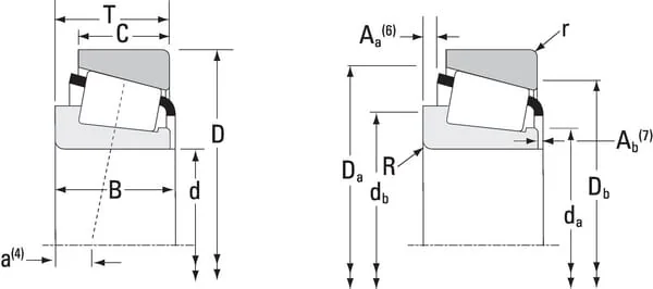 Timken - JLM813049JLM813010 - Kegelrollenlager 70x110x26mm Timken