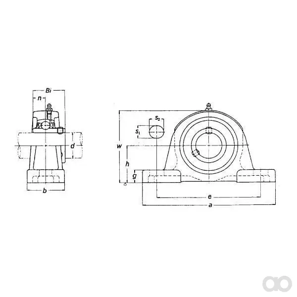 Timken - UCP206TIM - Gehäuseeinheit UCP