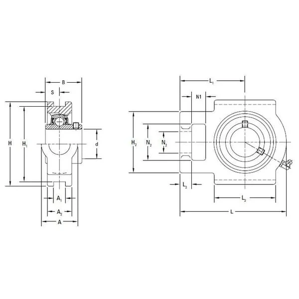 Timken - UCT311 - Gehaeuseeinheit UCT