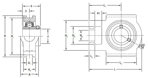 Timken - UCT314 - Gehaeuseeinheit UCT