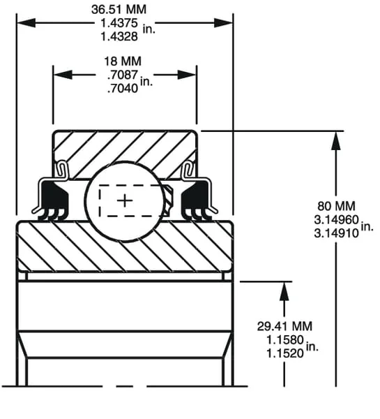 Timken - W208PP5 - Kugellager