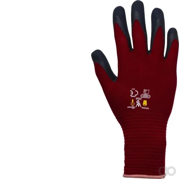 Towa - HS297331 - Handschuhe Rot Stoff Groesse 8-11 Jahre Kinder Von Towa