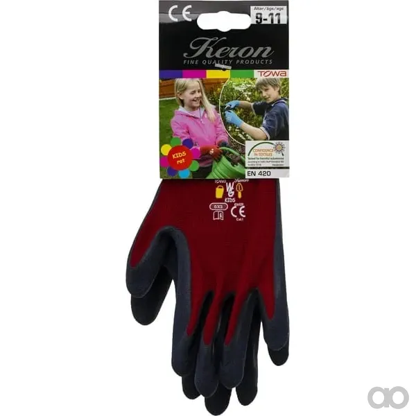 Towa - HS297331 - Handschuhe Rot Stoff Groesse 8-11 Jahre Kinder Von Towa