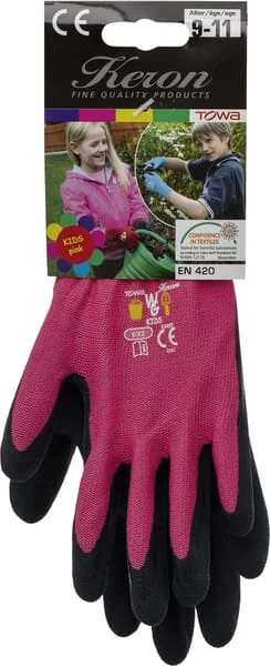Towa - HS297332 - Handschuhe Rosa Stoff Groesse 8-11 Jahre Kinder Von Towa