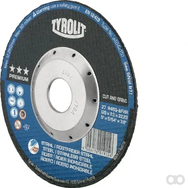 Tyrolit - 34042757 - Cut Grind Premium 125x2