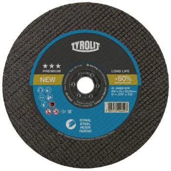 Tyrolit - 34332754 - Trennscheibe Premium 41 A60S-BFP 125x1,0x22,23