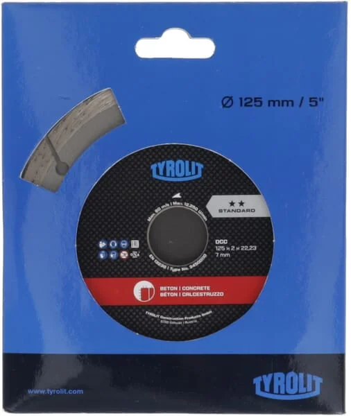 Tyrolit - 34500110 - Schneidscheibe DCCS1 125mm