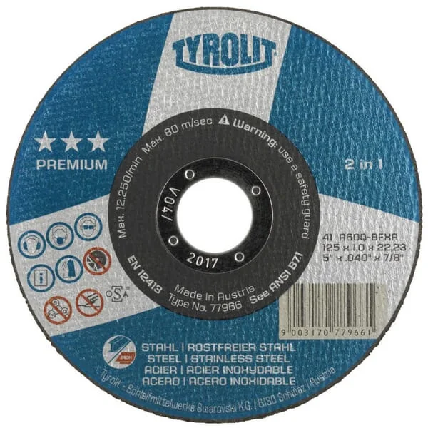 Tyrolit - 872348 - Premium-Scheibe 125x3