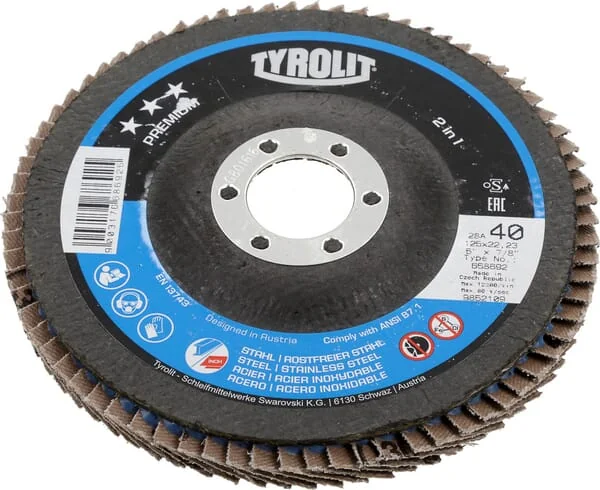 Tyrolit - K192205 - Flap-Scheibe 125mm K40