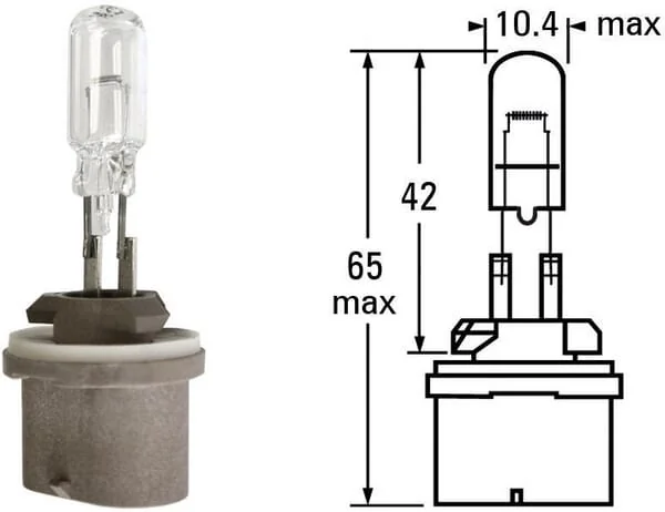 Vapormatic - VLC0887 - Gluehlampe 12V 55W PG13 Gerade