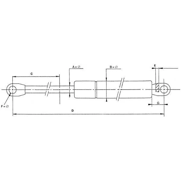 Vapormatic - VPM1678 - Gasdruckfeder
