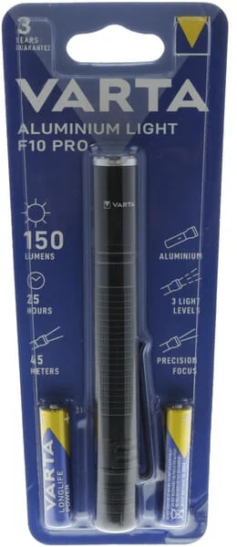 VARTA - VT16606 - Taschenlampe Aluminium Licht F10 PRO