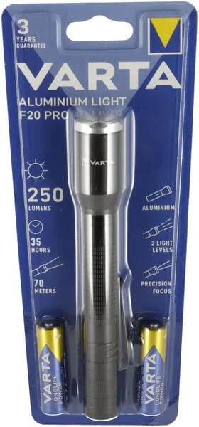 VARTA - VT16607 - Taschenlampe Aluminium Licht F20 PRO