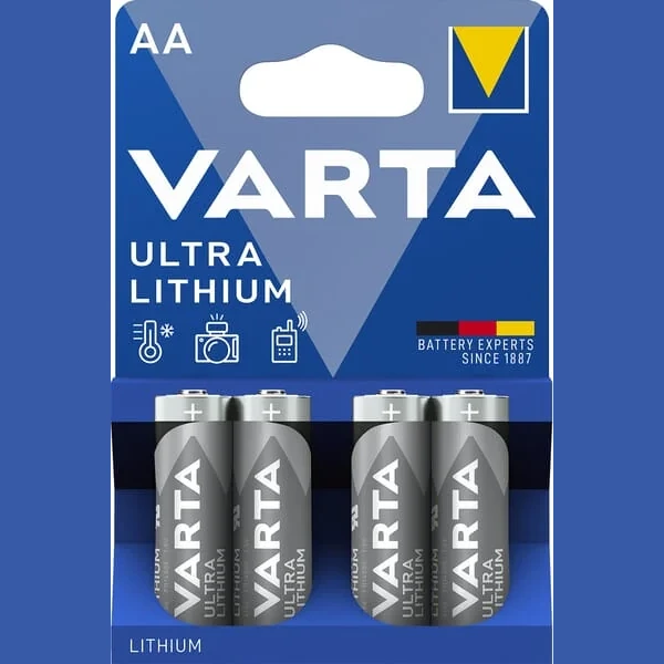 VARTA - VT6106301404 - Lithium-Batterien 1,5 V AA (4x)