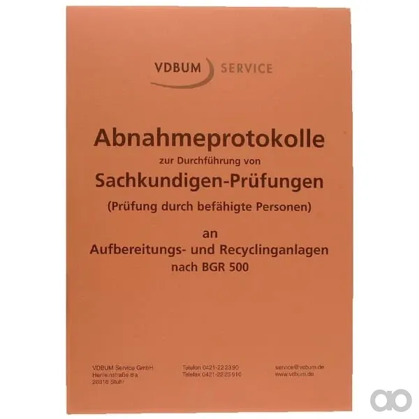 VDBUM - VDBAP0009 - Pruefzertifikate