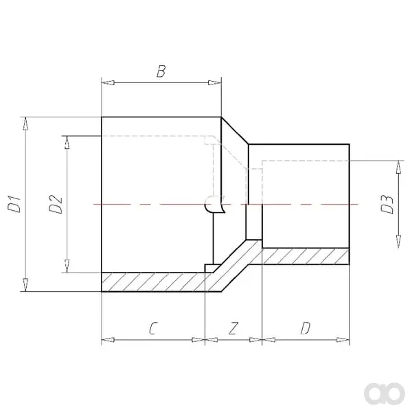 VdL - V392026 - Reduzierhuelse 20x16mm
