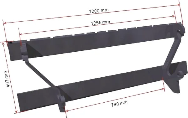 Vetter - FT3180 - Hauptrahmen Für Gabelstaplergabel 1200/2500kg