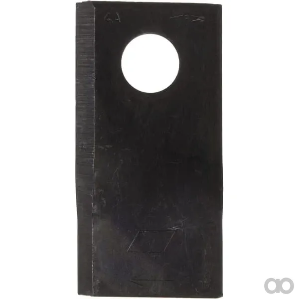 Vicon - KM13800059 - Mähwerk-Schneidmesser Rechts 97x48x4mm Bohrung Durchmesser 19mm Geeignet Für Vicon