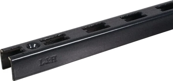 Vika - 57112324K - Wandschiene, 240cm Schiefergrau