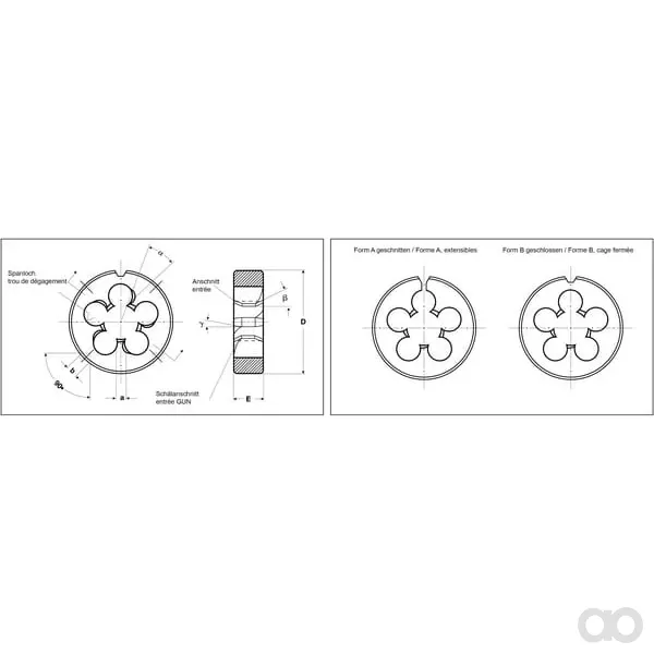 Völkel - 49521VOL - Muttergewindebohrersatz M3-M12