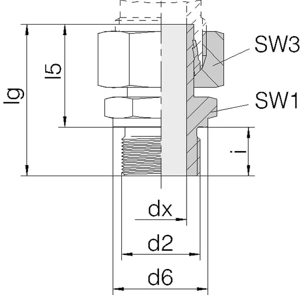 Voss - EGESD12LM18 - Kupplung 12L M18