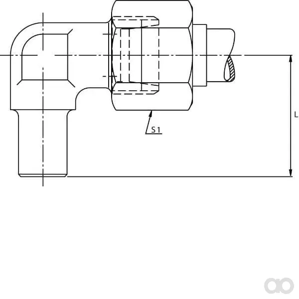 Voss - EWV15L - Verstellbarer Bolzen Mit Mutter 15L