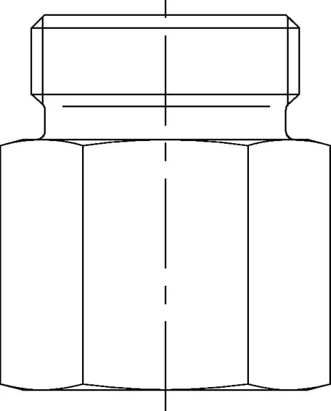 Voss - GAS10LR38 - Weiblicher Adapter 10L - 3/8 BSP