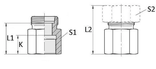 Voss - GAS15LM18 - Kupplung 15L M18