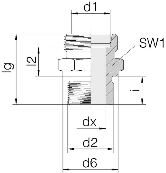 Voss - GES20SM22 - Fitting 20S - M22