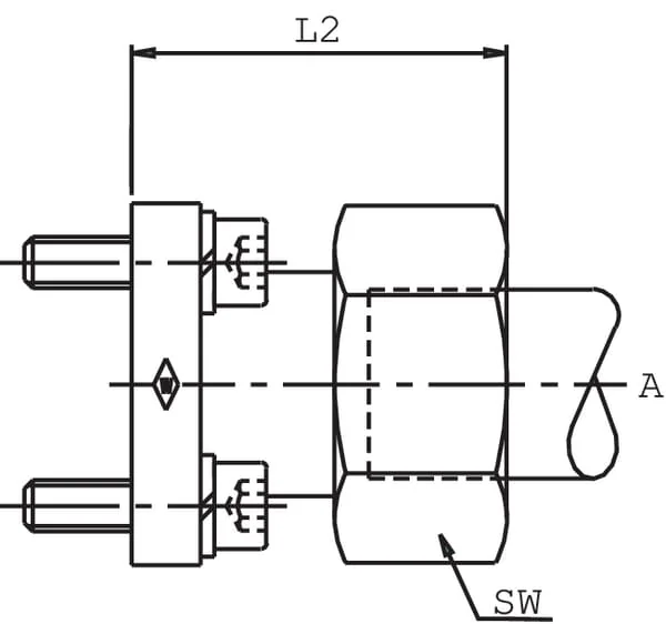 Voss - GFV15L40 - Anschlussflansch 15l