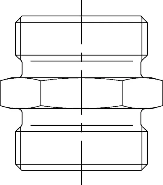 Voss - GS14S - Gerader Adapter (Ohne M/R) 14s