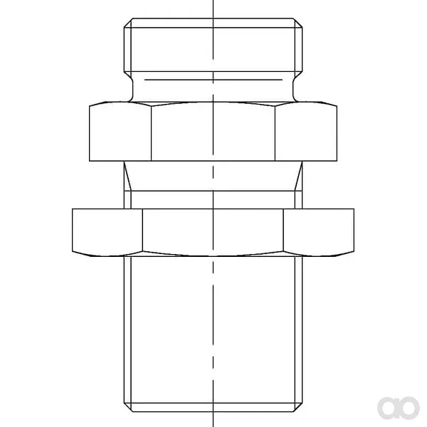 Voss - GSS25S - Schneidringverschraubung Blindverschraubung 25S