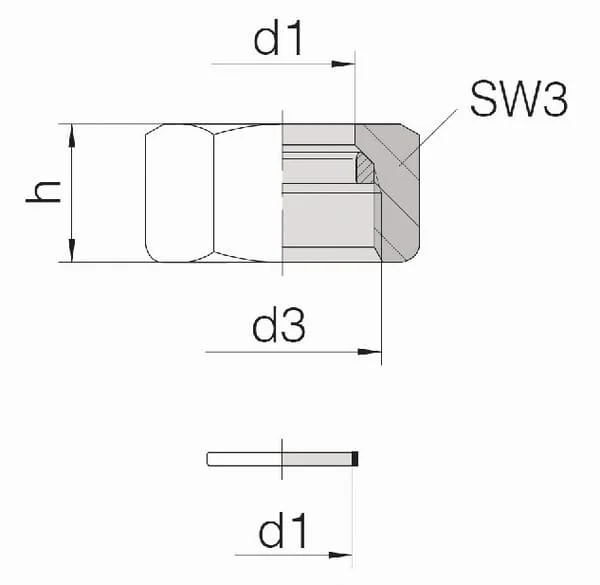 Voss - MVF18LWD - Vossform Drehmuffe 18L