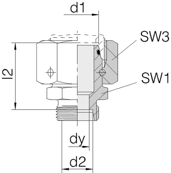 Voss - REDSD2815L - Kupplung 28L 15L