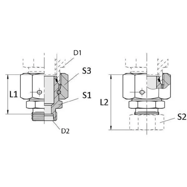 Voss - REDSD288L - 28L 8L Kupplung