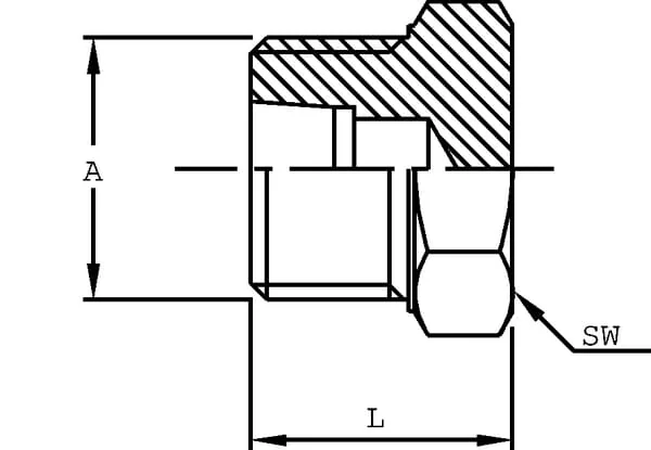 Voss - VSK25S - Dichtungskappe 25s M36x2