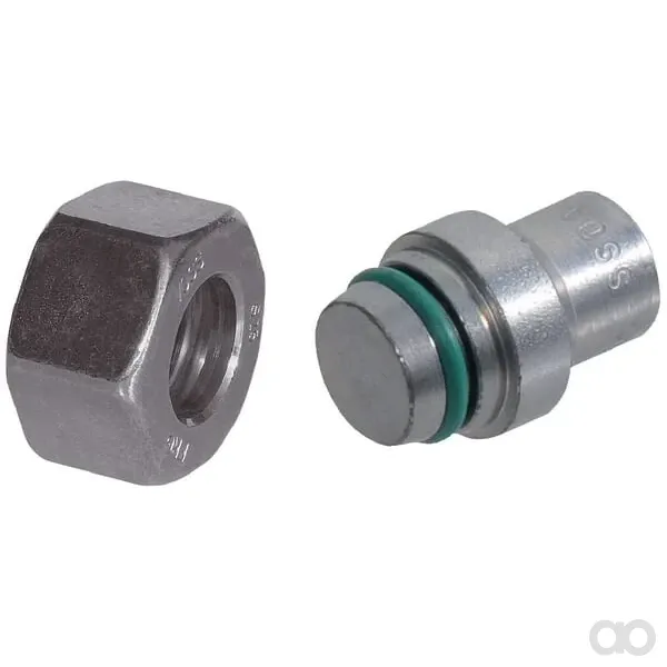 Voss - VSMV42L - Stecker + Ueberwurfmutter 42l