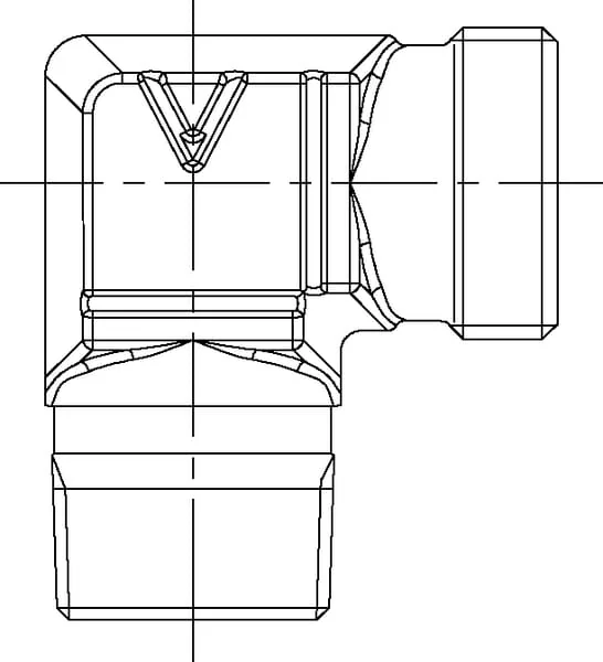 Voss - WES8LRK14 - Winkelkupplung 8L R1/4