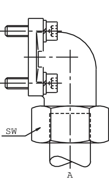 Voss - WFV20S40 - Anschlussflansch 20S