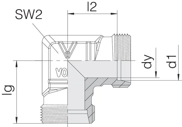 Voss - WS14S - Bogenkupplung 14S