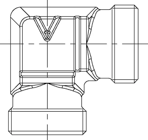 Voss - WS8L - Winkelkupplung 8L