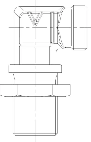 Voss - WSS15L - Durchgangswinkel 15L