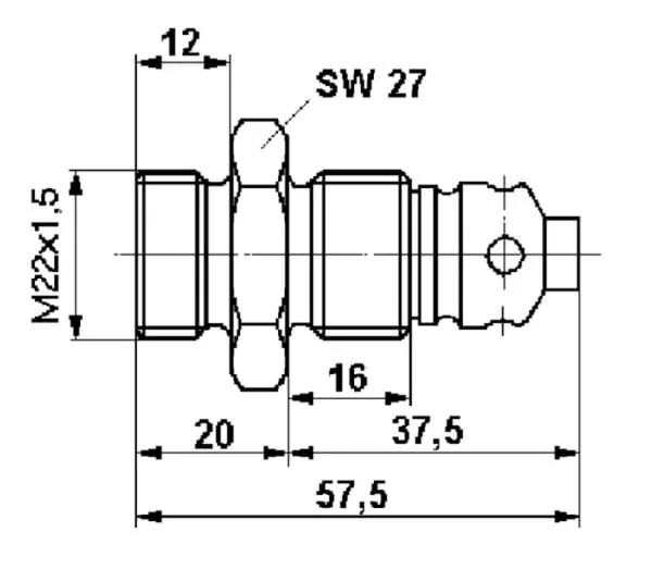 Wabco - 4340210000 - Rueckschlagventil M 22x1,5