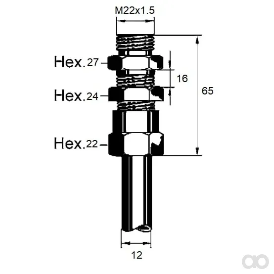 Wabco - 8938212240 - Gerade Kupplung